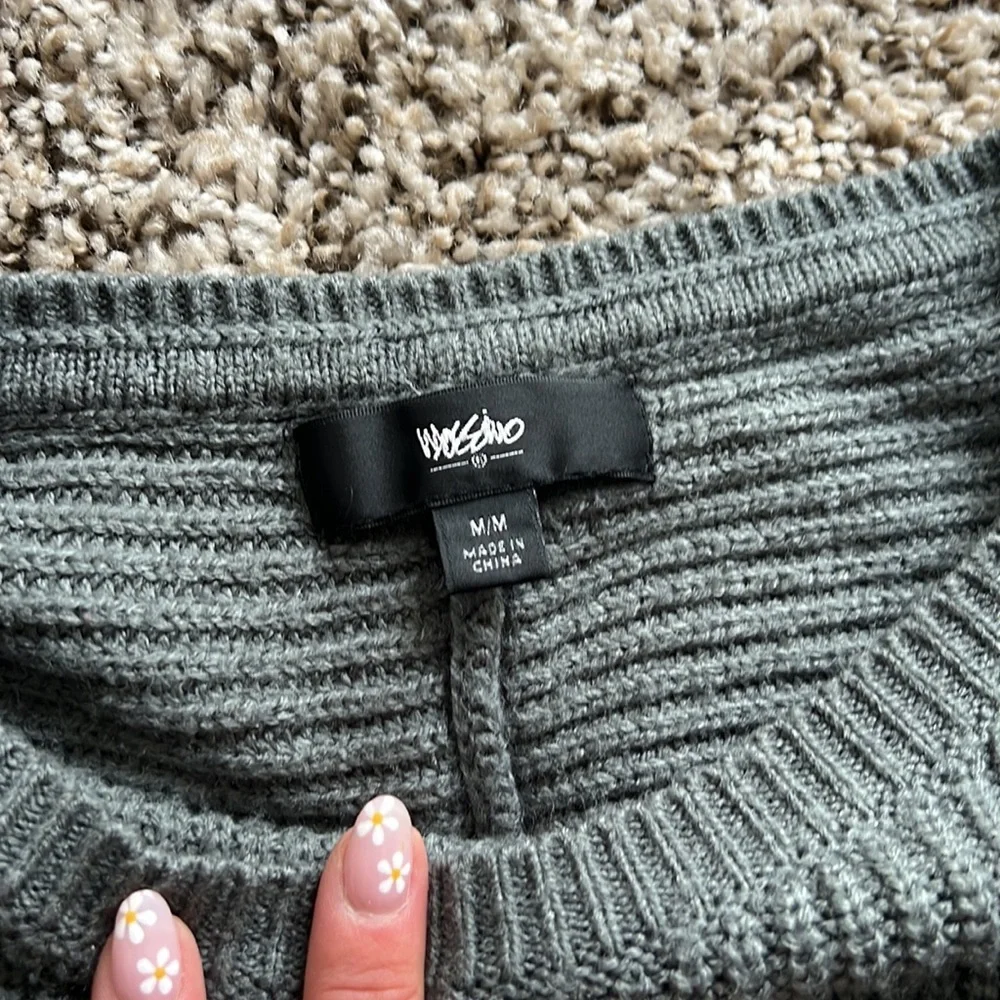 Basic Grey Sweater - Picture 3 of 3